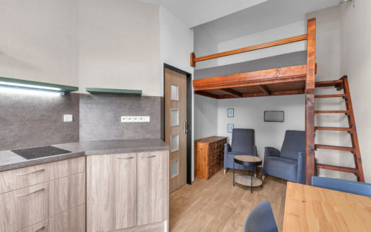 Pronájem zděného bytu 1+kk